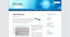 Desktop Screenshot of batteryblog.ca